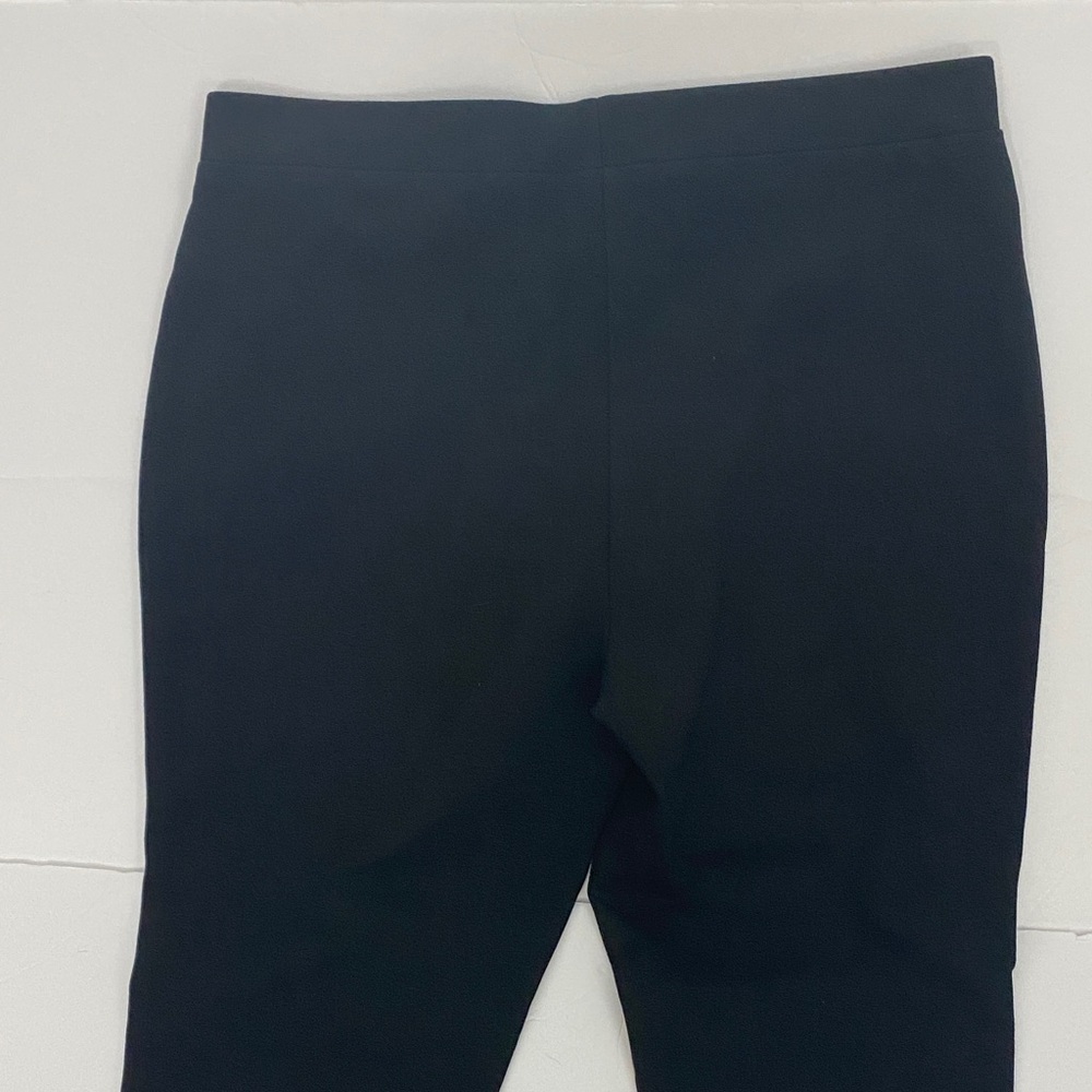 Chico's Ponté two-toned Animal Print and Black Pants Size 1 - Picture 5 of 10